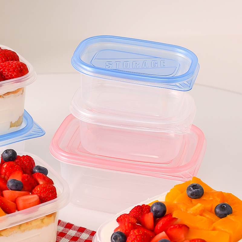 千层蛋糕盒子甜品透明打包一次性水果捞包装盒食品提拉米苏便当盒