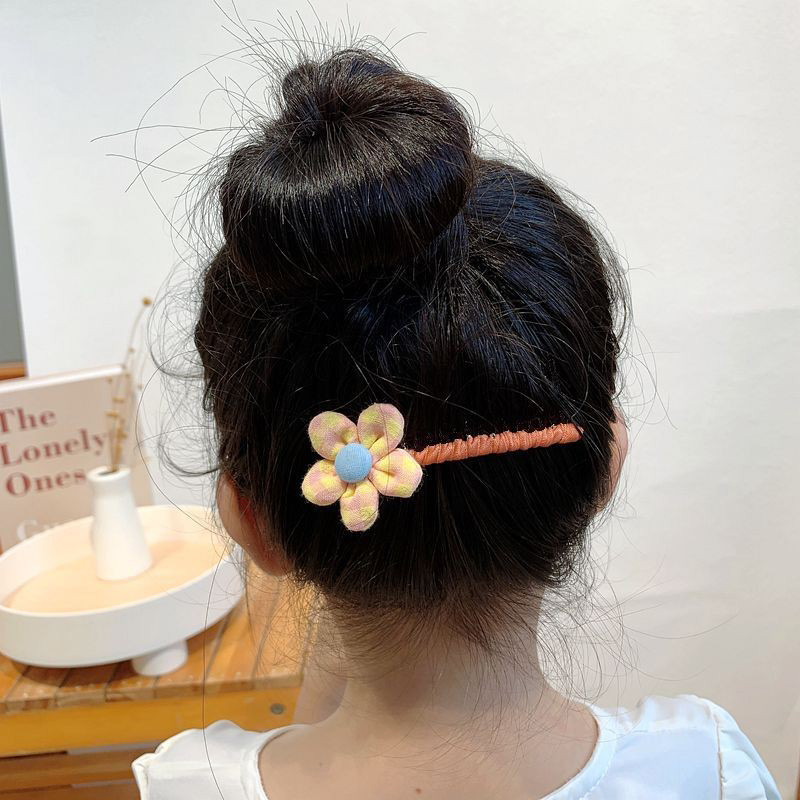 石川印象儿童发饰插梳女孩碎发夹子可爱花朵动物女童头饰刘海夹 - 图1