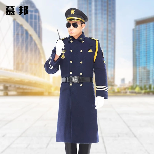 Шерстяное пальто, куртка для работы, осенний зимний комплект, униформа, увеличенная толщина