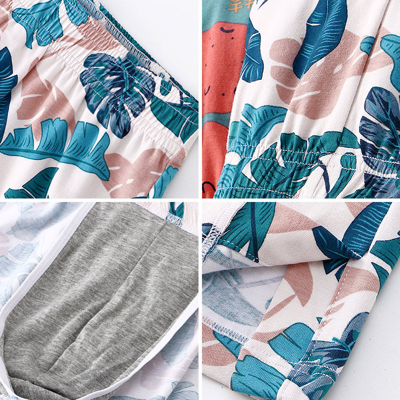 潮流男士平角裤宽松棉质中腰短裤 荷拉德古娜男平角内裤