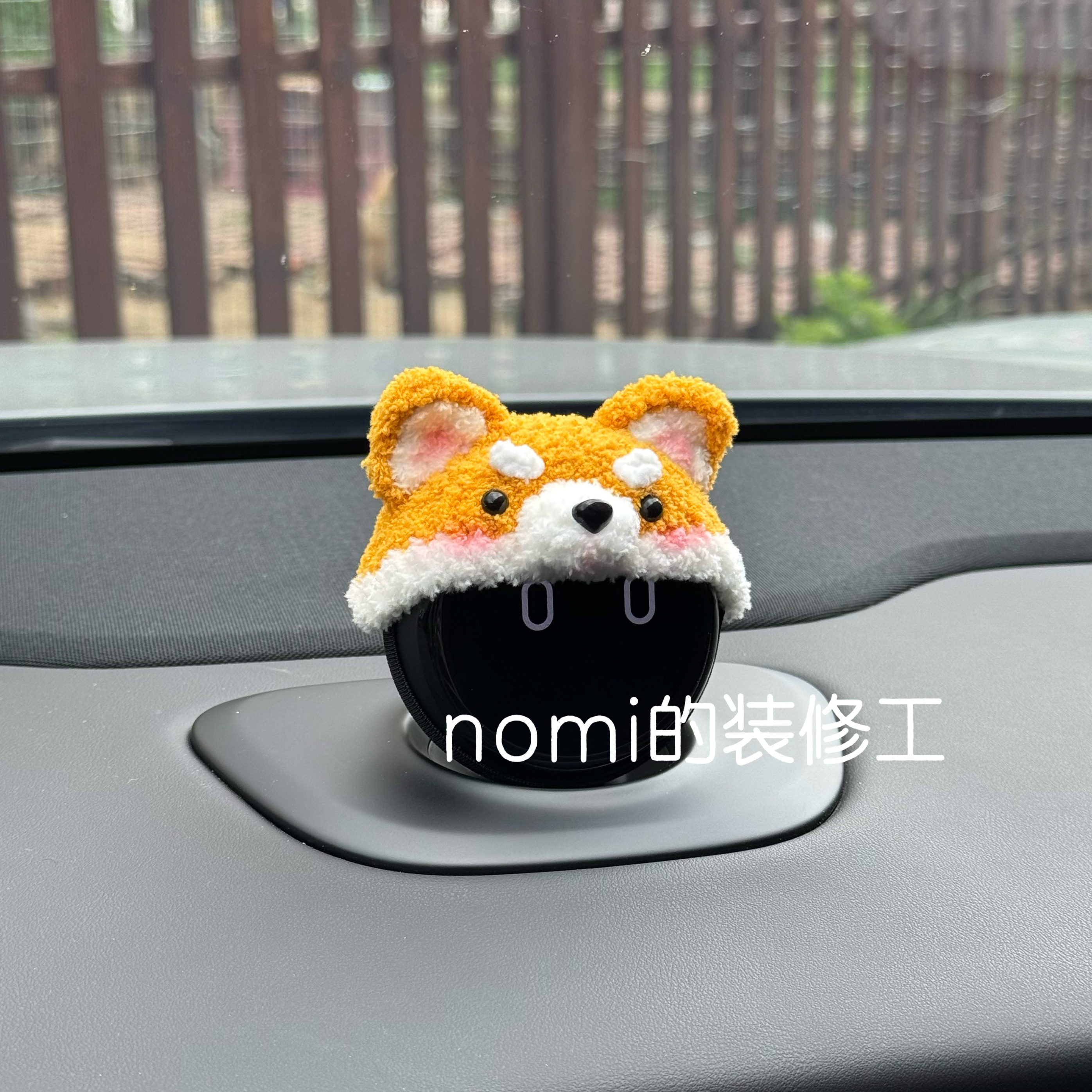 蔚来汽车nomi帽子 柴犬 问界智界音响帽子 1/2/3代通用 - 图0