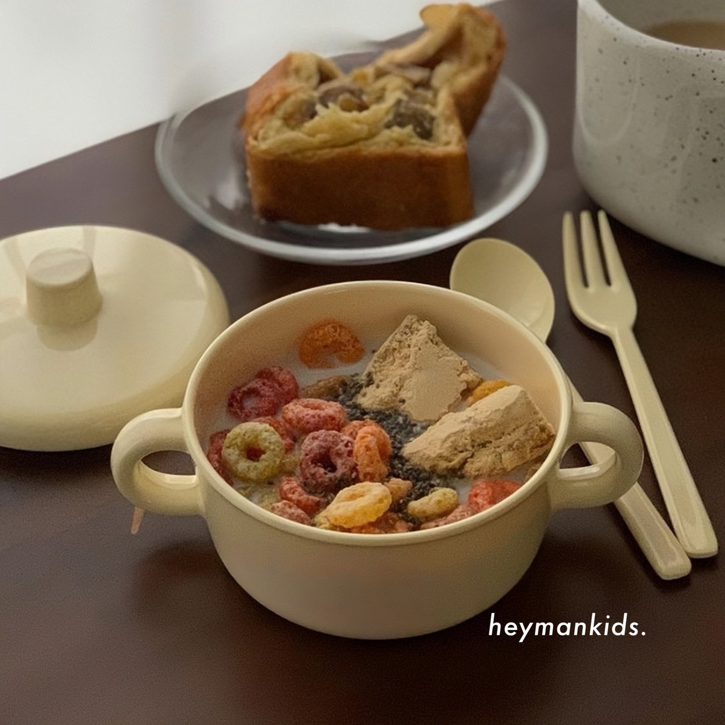 heymankids｜韩国awaken马卡龙色双耳碗酸奶碗宝宝辅食碗汤碗饭碗,淘宝优惠券,粉丝福利购,淘宝优惠卷