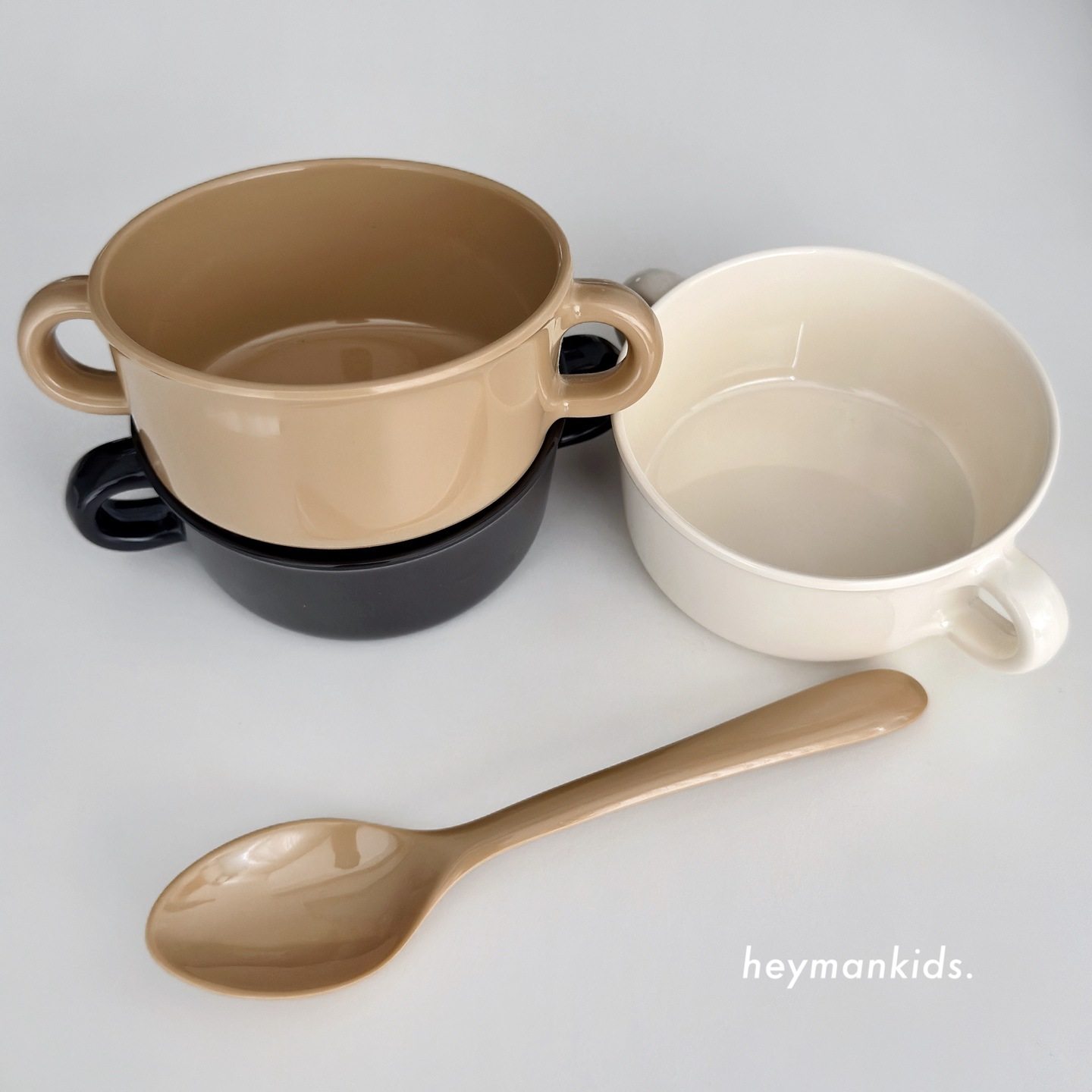 heymankids｜韩国awaken马卡龙色双耳碗酸奶碗宝宝辅食碗汤碗饭碗,淘宝优惠券,粉丝福利购,淘宝优惠卷