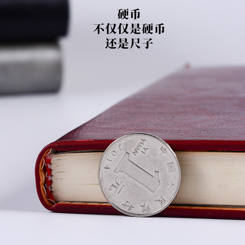 九千年文具变色革高档记事本定做 会议记录本工作本学生本A5 商务送礼品平装手账笔记本子定制作logo烫金批发 - 图3
