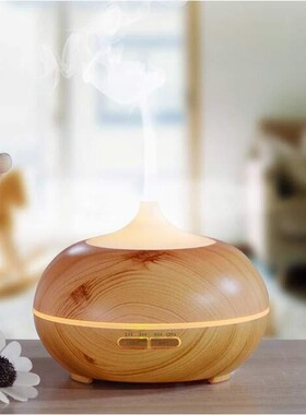 大容量木纹香薰机加湿器配遥控