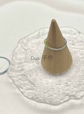 通用绳戒指小众夏日盐汽水清新