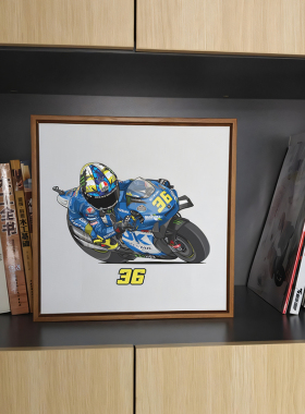 MotoGP摩托车赛事装饰画Suzuki