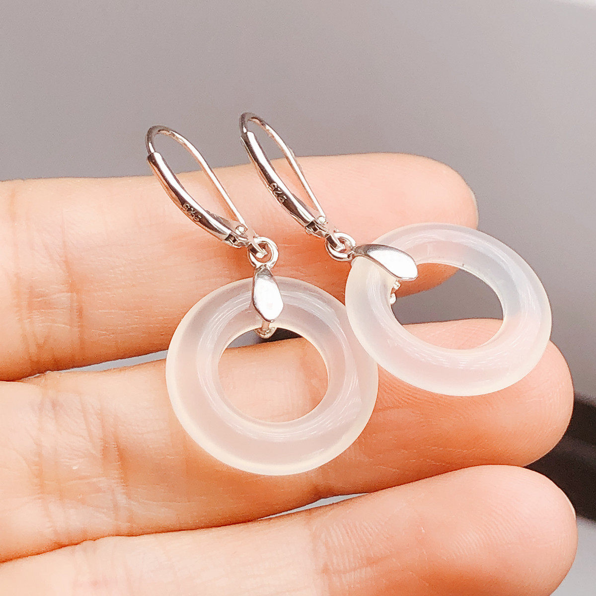 925纯银耳钩耳环时尚百搭简约耳钩纯银防过敏耳坠DIY手工银耳勾,淘宝优惠券,粉丝福利购,淘宝优惠卷