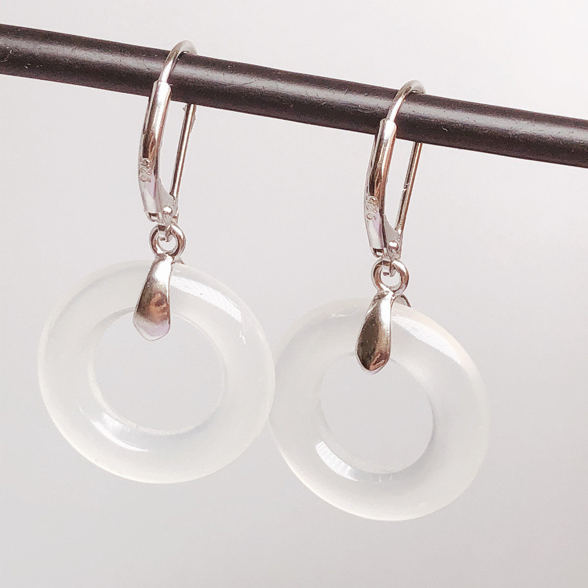 925纯银耳钩耳环时尚百搭简约耳钩纯银防过敏耳坠DIY手工银耳勾,淘宝优惠券,粉丝福利购,淘宝优惠卷