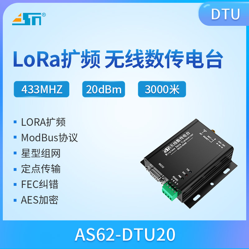 泽耀SX1278无线LORA通讯模块433MHZ数传电台3000米|RS232|RS485 - 图0