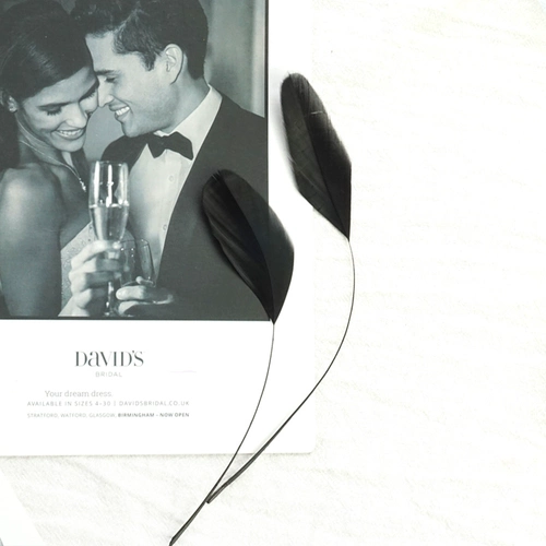 Черный аксессуар для волос ручной работы, набивка пером, DIY