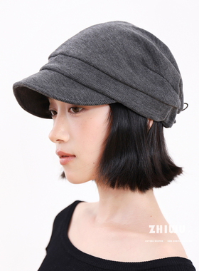 知雾双层加厚贝雷帽女显脸小