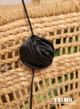 法式复古玫瑰花项链女