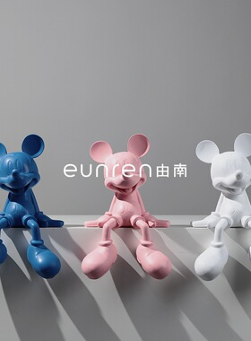 树脂装饰卡通入门玄关米奇摆件