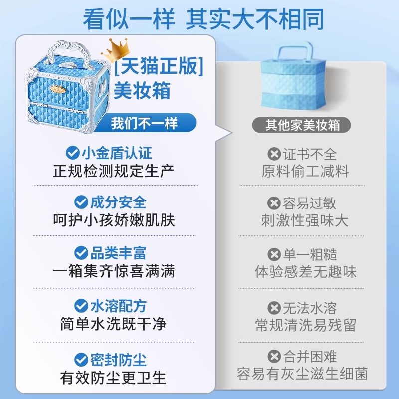 儿童化妆品玩具套装无毒正品女孩子丽萨艾莎爱莎公主彩妆盒指甲油,淘宝优惠券,粉丝福利购,淘宝优惠卷