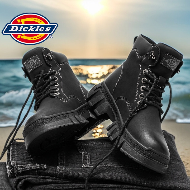 Dickies黑色马丁靴男款2026新款加绒棉鞋工装雪地靴子男冬季男鞋,淘宝优惠券,粉丝福利购,淘宝优惠卷