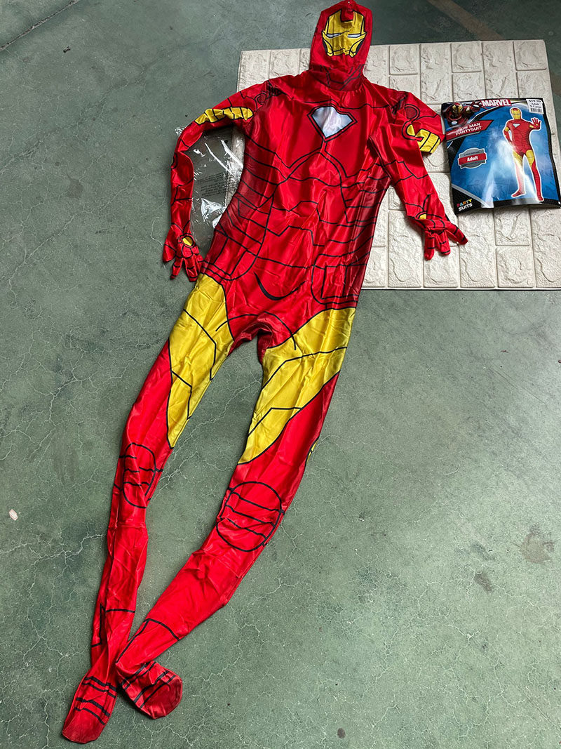 140高万圣节钢铁侠衣服紧身衣coscosplay男装