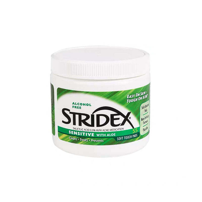 美国正品stridex水杨酸棉片祛痘印去闭口粉刺黑头施颜适收缩毛孔