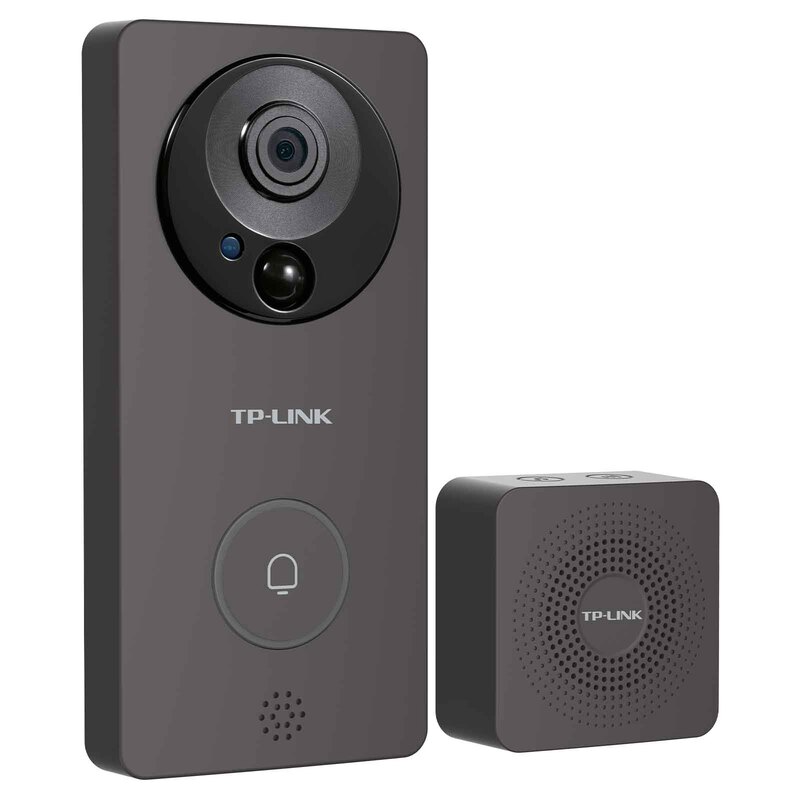 TP-LINK TL-DB54C棕色 锂电池400万无线智能可视门铃APP远程预览 - 图1