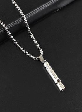口哨项链男士潮牌百搭男女情侣款
