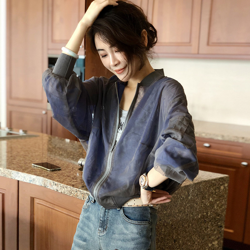 2020夏季新款防晒衫冰丝薄款短外套 哥雅宁特短外套