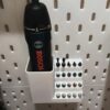 Electric screwdriver holder bit storage is suitable for IKEA SKADIS hole board accessories, which can be changed into square holes or round holes.