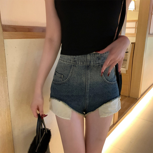 Denim ແອວສູງ Slimming ric*owens