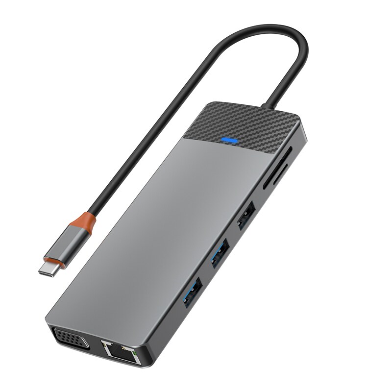 适用苹果笔记本MacBook Pro13.3寸电脑转换器usb-c转usb扩展坞新款air13.6寸拓展type-c转接头高清视频投影仪