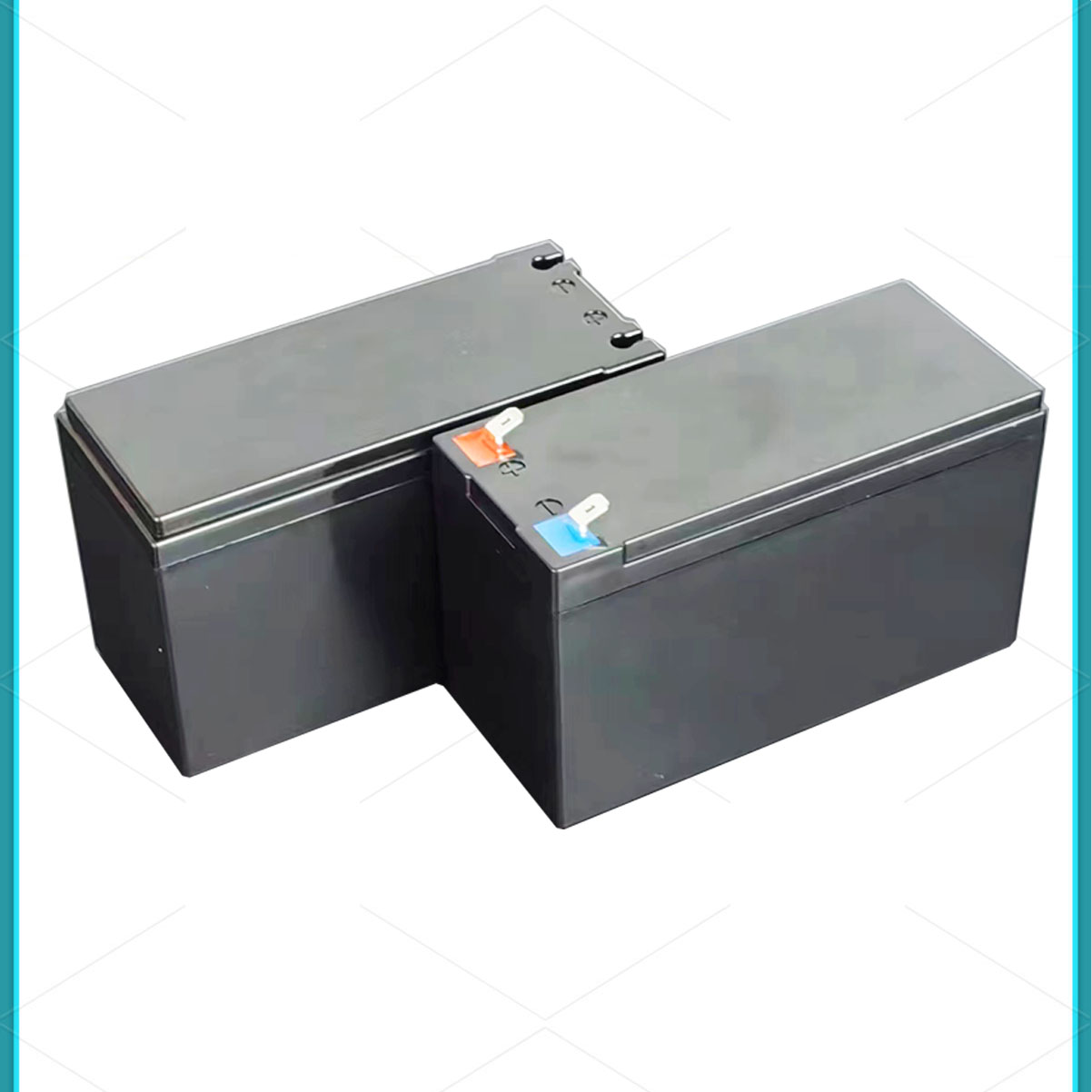 12V7AH8AH电动喷雾器打药机穿线引线款锂电池塑料外壳ABS防水外壳 - 图2