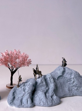 西游记孙悟空猪八戒唐沙僧模型盆景假山枯山水微景观饰品摆件礼物