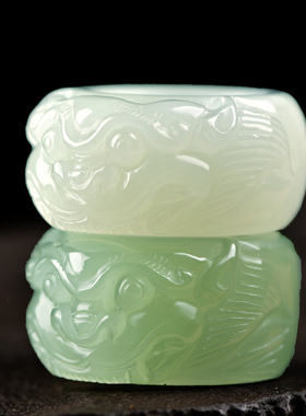 天然和田玉男士大拇指正品仿古