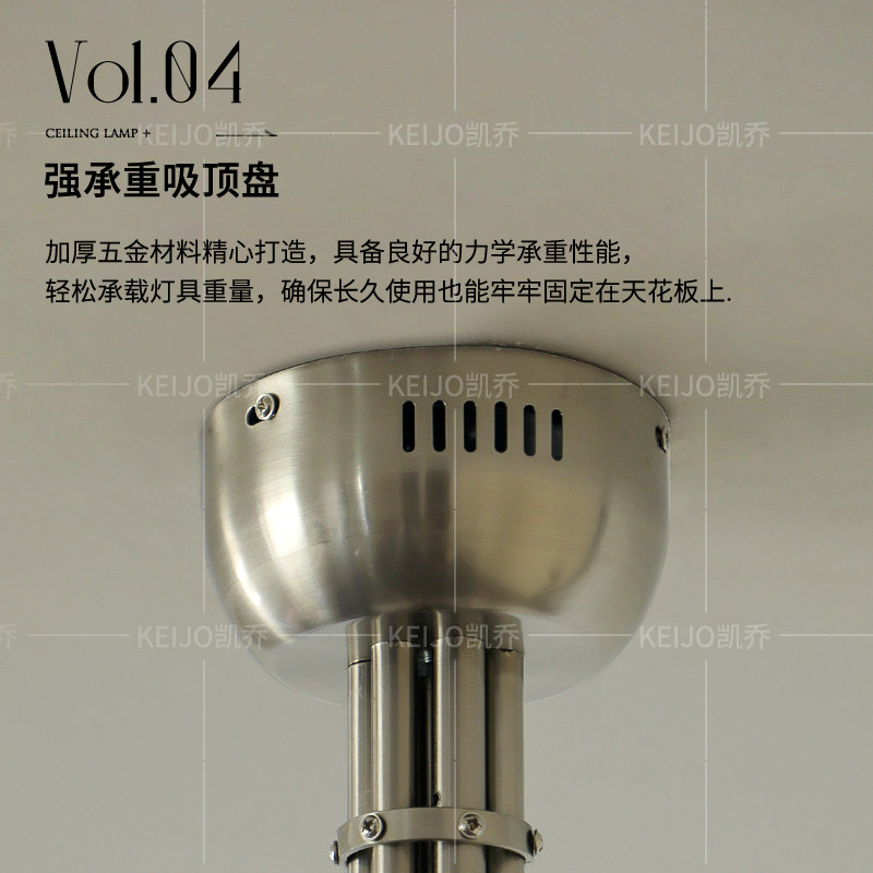 凯乔 设计师吊灯 法式中古客厅主灯卧室包豪斯张牙舞爪长杆鸭嘴,淘宝优惠券,粉丝福利购,淘宝优惠卷