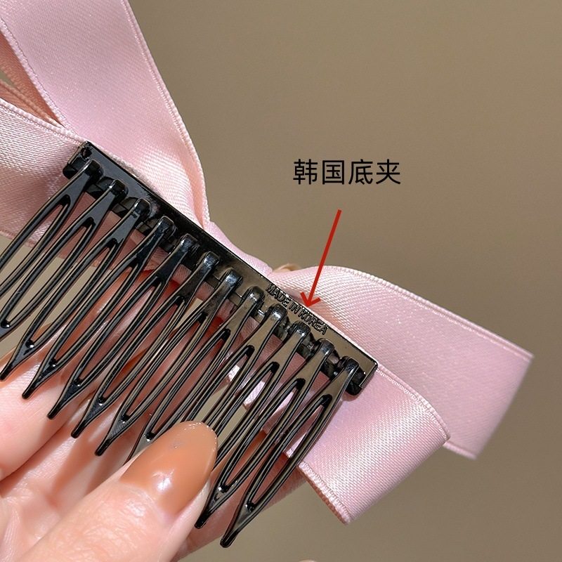 公主头蝴蝶结插梳碎发神器小清新甜美刘海夹后脑勺碎发夹头饰发卡,淘宝优惠券,粉丝福利购,淘宝优惠卷