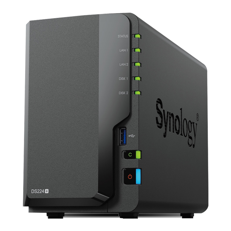 Synology群晖nas存储DS224+家用网络存储NAS企业级主机服务器个人家庭私有云群辉两盘位存储ds220+升级版 - 图3