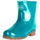 Pull back winter plastic rain boots