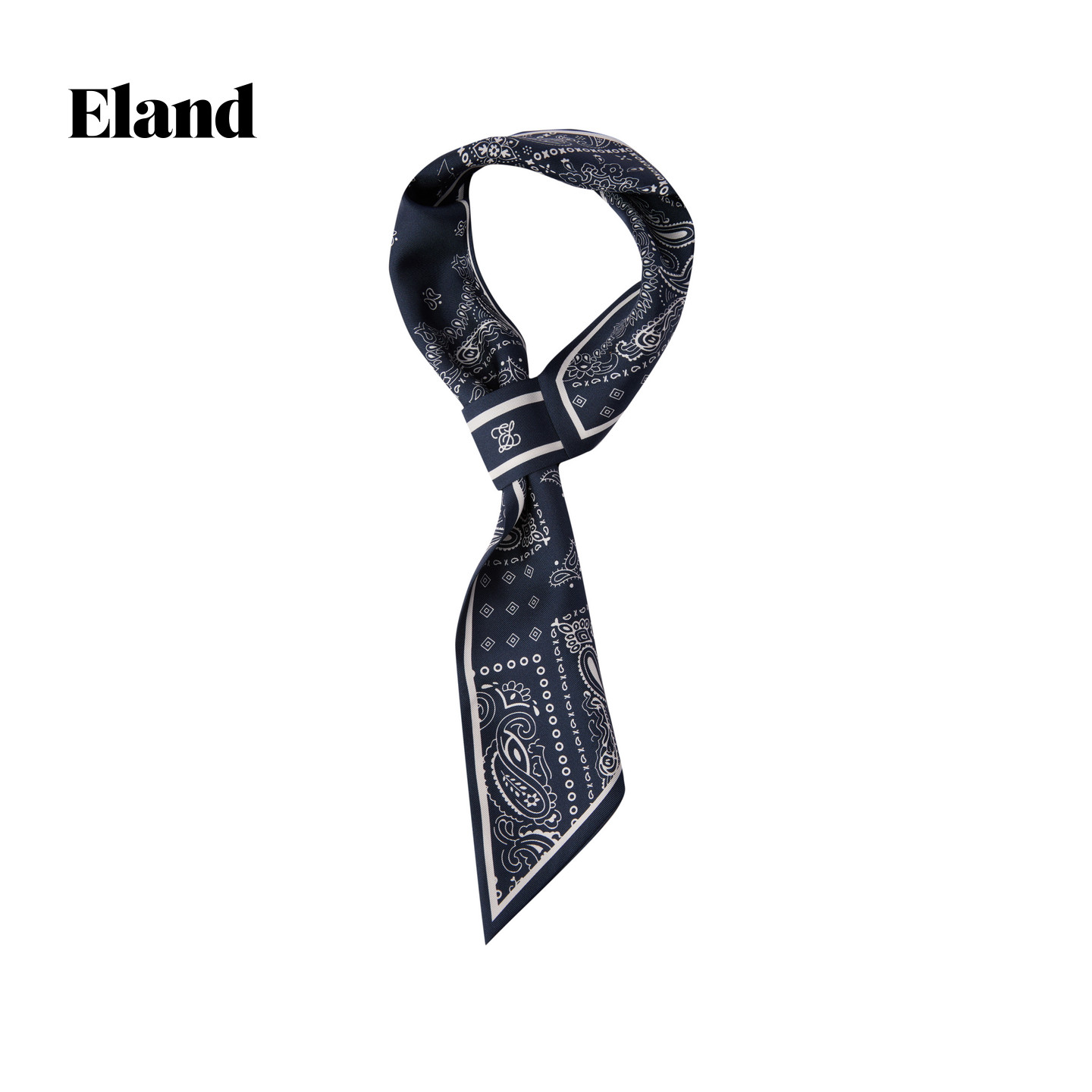 【100%桑蚕丝】Eland衣恋围巾时尚系脖丝巾2025冬季新款