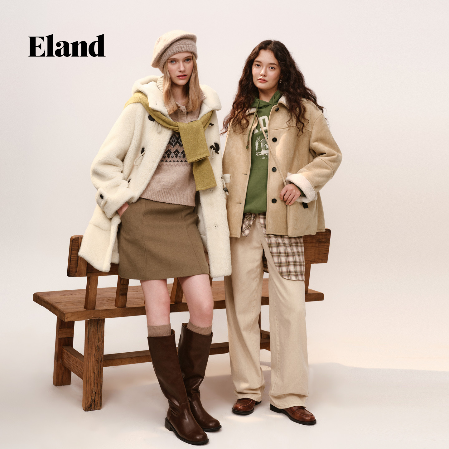 Eland衣恋仿羊羔绒外套摇粒绒外套女大口袋短外套2025冬季新款,淘宝优惠券,粉丝福利购,淘宝优惠卷