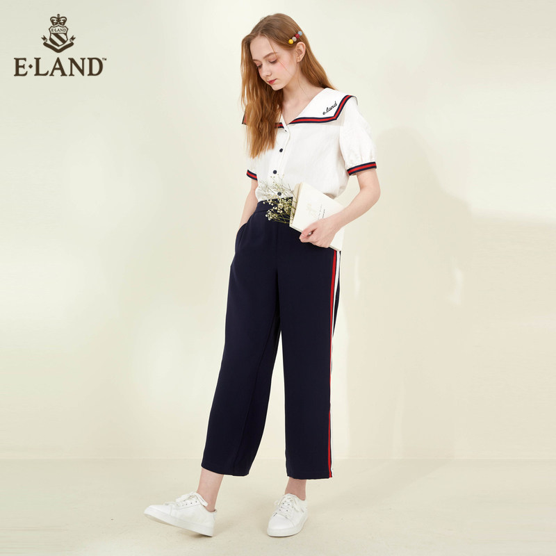 eland2020 ins衬衫女eebwa6411i ELAND衬衫