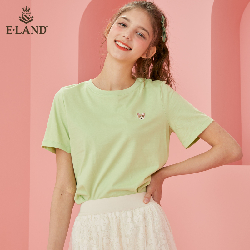 eland2020夏季新款可爱刺绣t恤 ELANDT恤