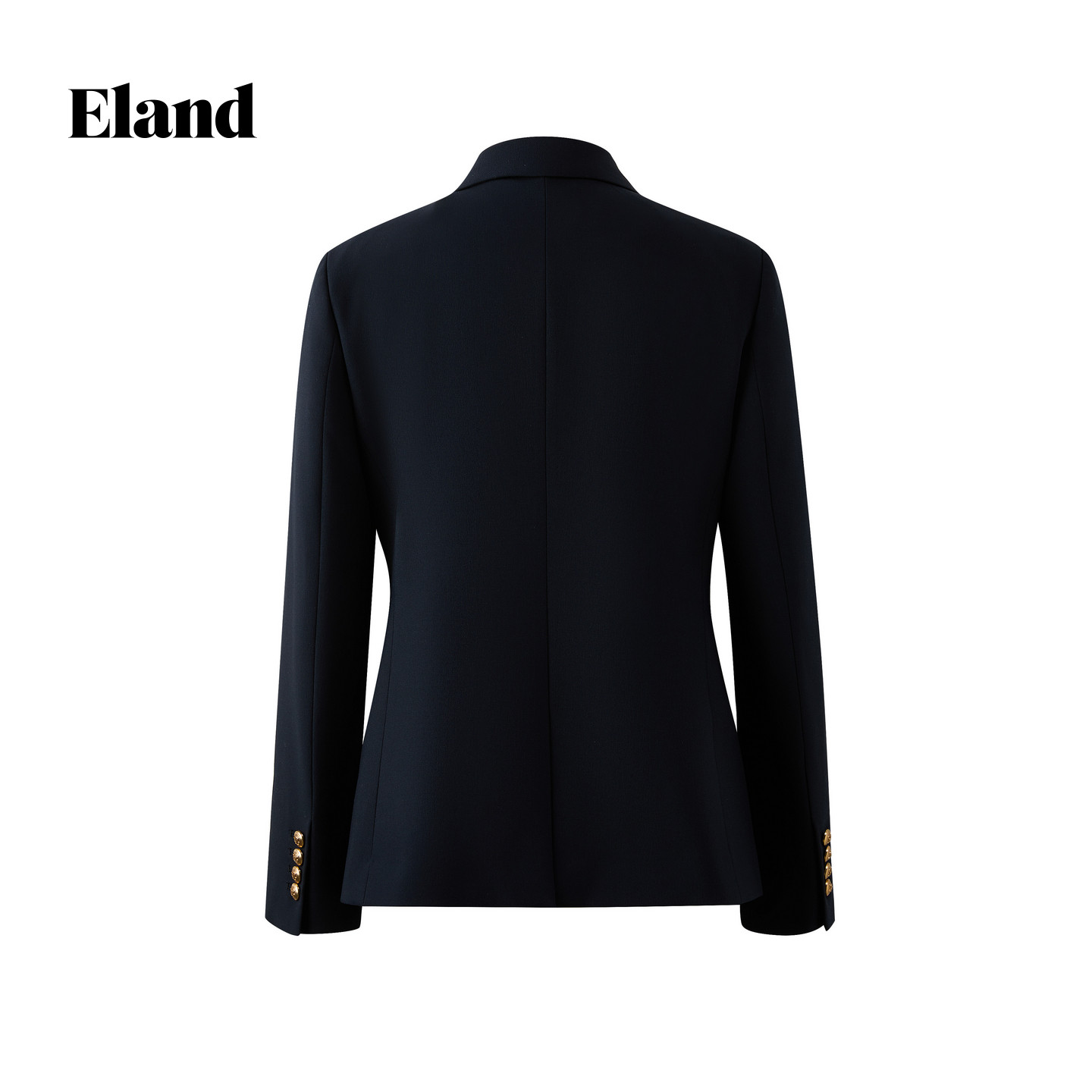 Eland衣恋西装女时尚商务刺绣徽章长袖外套2026春夏新款