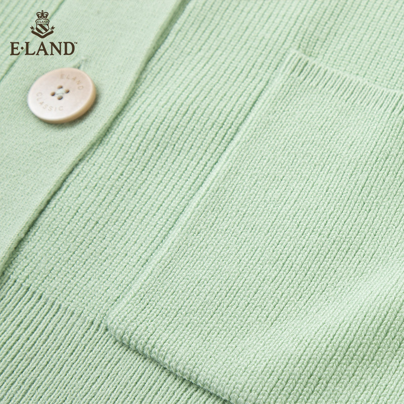 eland2020外套女eecka6111i开衫 ELAND毛针织衫