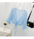 ເສື້ອຢືດບາງໆ shawl ກັບ skirt suspender
