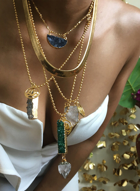 首饰项链部落黑人手工原石贝壳