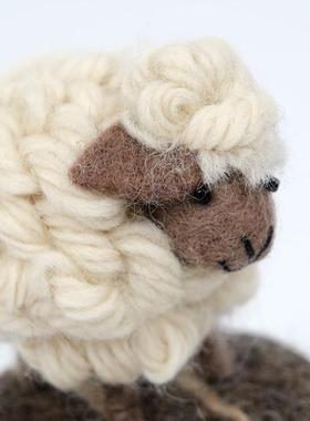 Pentfair阁楼手工毛毡小羊摆件