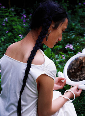 蛇镜陶瓷装饰客厅卧室波西米亚