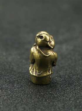 实心人物古玩小摆件