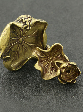 复古青蛙禅意风倒流香小摆件