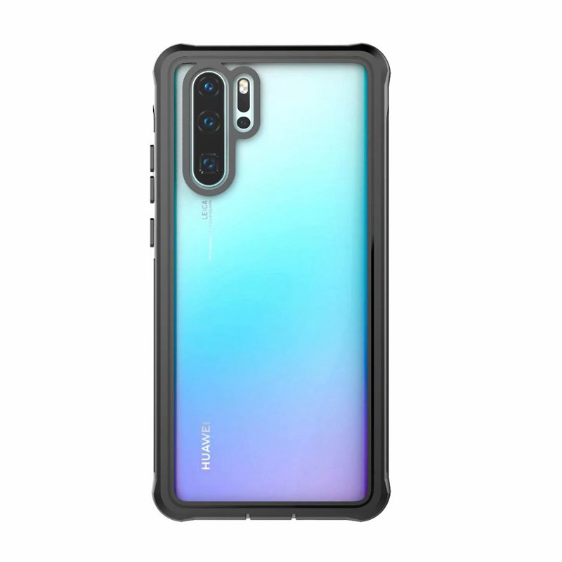 华为p30pro手机壳透明三防p30保护套HUAWEIp40pro全包防摔不防水硅胶软Mate20Pro创意商务简约时尚男女-图0