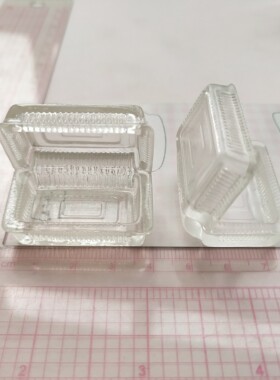 微缩仿真透便当打包盒食玩盘子娃屋捏捏装饰摆件手工diy树脂配件