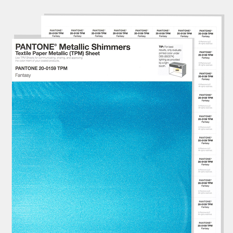 Pantone潘通色卡彩通  单张色彩页色卡  闪光金属色20-0025TPM至20-0048TPM - 图3